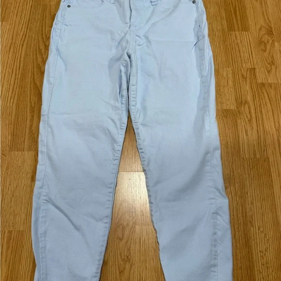 Talbots Jeans Talbots Sky Blue Highwaist Jegging Crop Poshmark